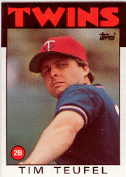 1986 Topps Baseball Cards      667     Tim Teufel